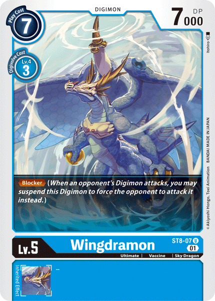 Wingdramon [ST8-07] [Starter Deck: Ulforce Veedramon] 