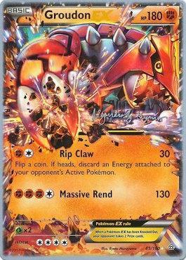 Groudon EX (85/160) (Primal Groudon - Alejandro Ng-Guzman) [World Championships 2015] 