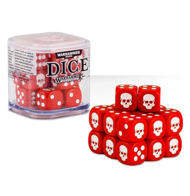 Warhammer Cubo de Dados - Rojo