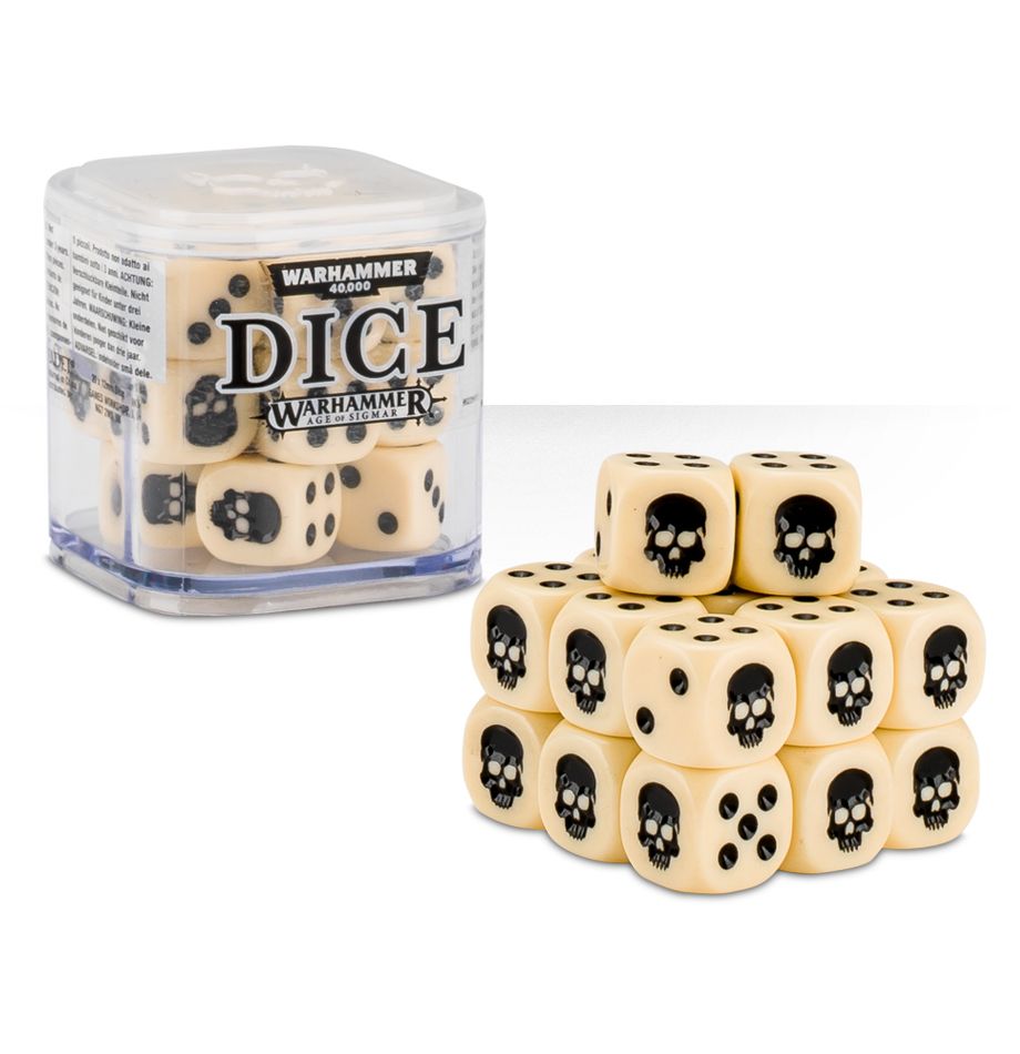 Warhammer Cubo de Dados - Blanco