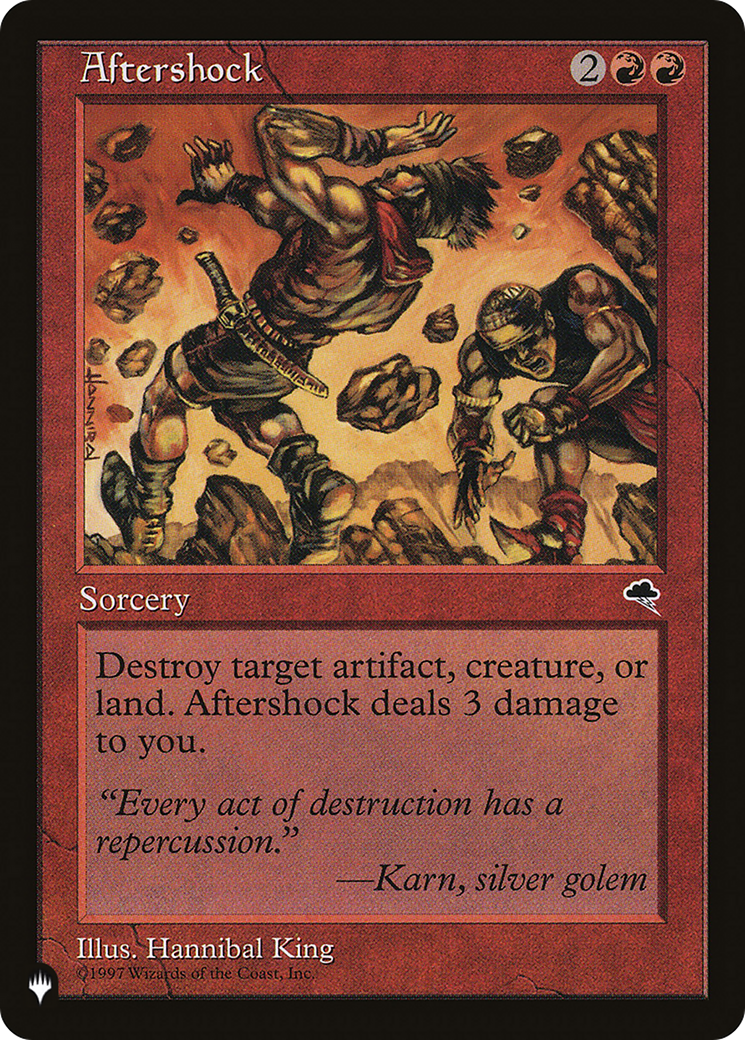 Aftershock [The List Reprints] 