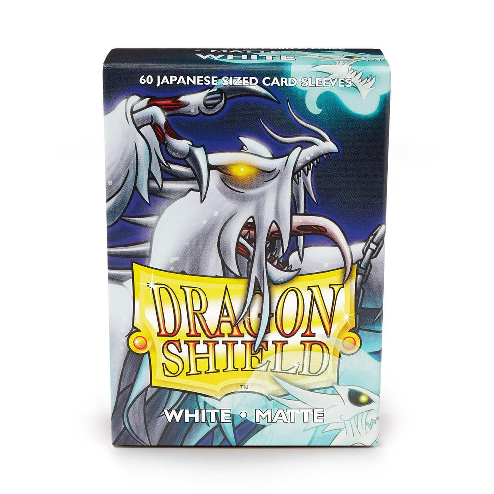 Dragon Shield: Japanese Size 60ct Sleeves - White (Matte) 