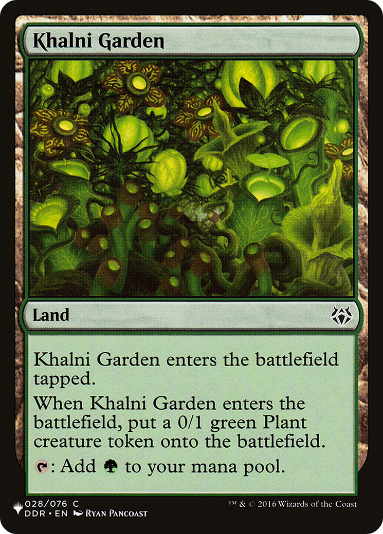 Khalni Garden [The List Reprints] 