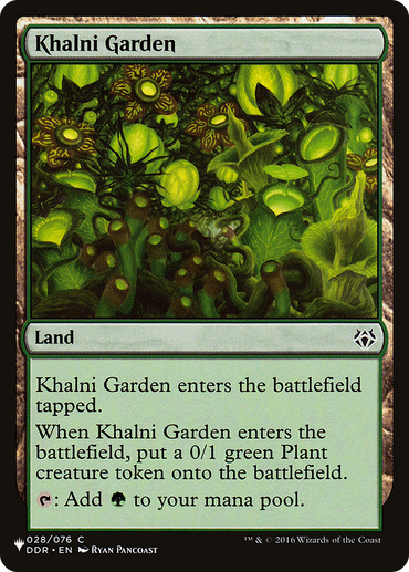 Khalni Garden [The List Reprints] 