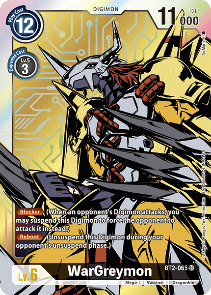 WarGreymon [BT2-065] (Alternate Art) [Release Special Booster Ver.1.0] 