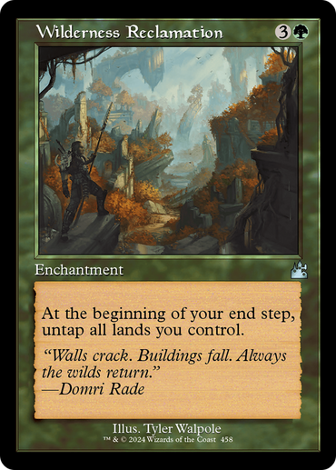 Wilderness Reclamation (Retro Frame) [Ravnica Remastered] 