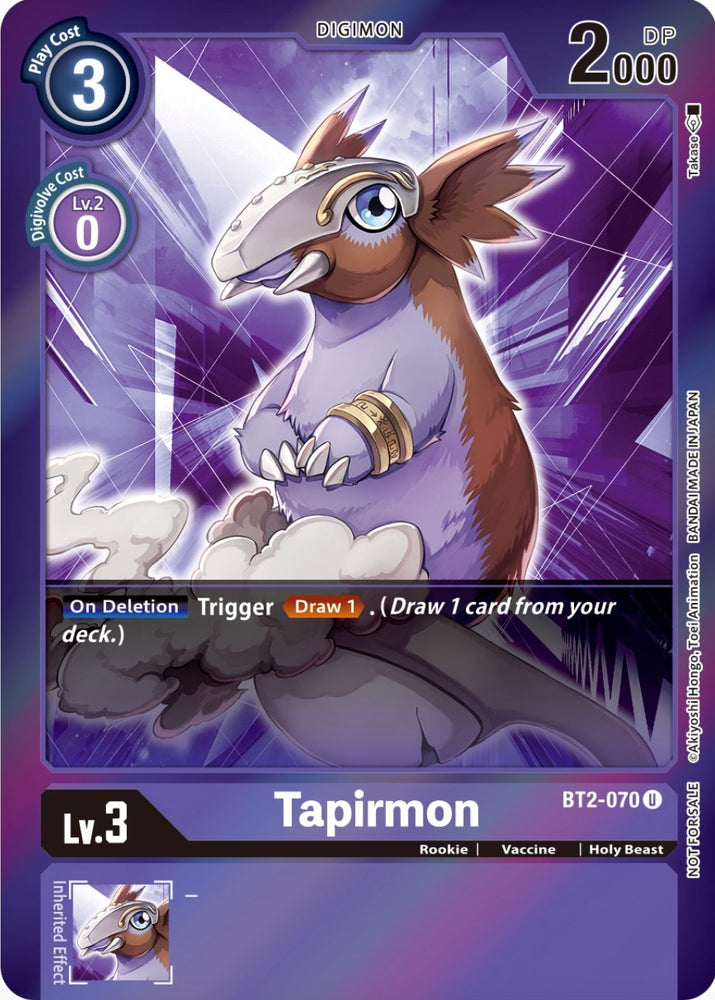 Tapirmon [BT2-070] (Event Pack 4) [Release Special Booster Promos] 