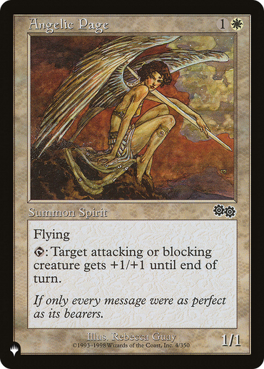 Angelic Page [The List Reprints] 