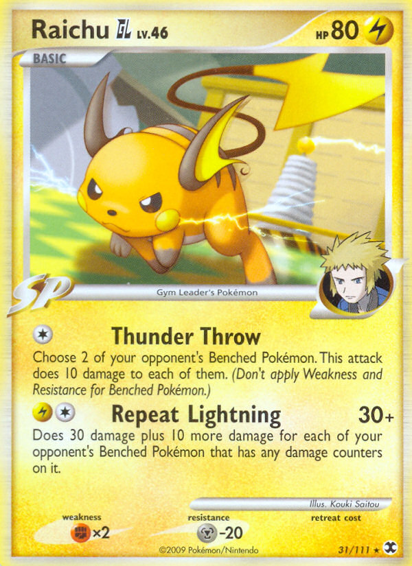 Raichu GL (31/111) [Platinum: Rising Rivals] 