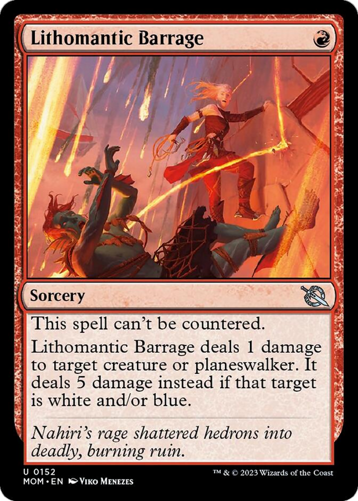 Lithomantic Barrage [March of the Machine] 