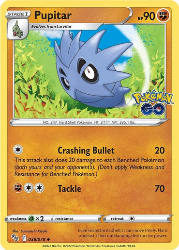 Pupitar (038/078) [Pokémon GO] 