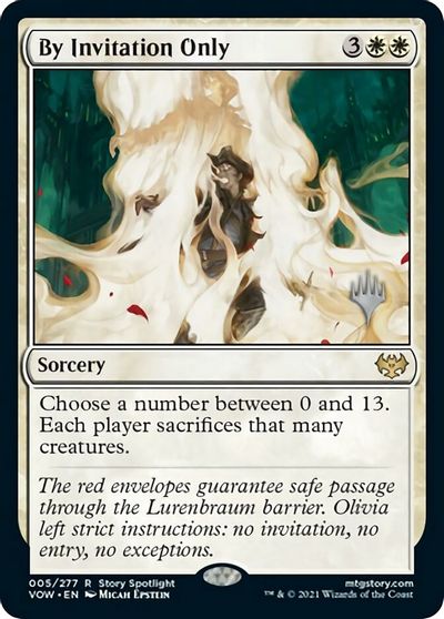 By Invitation Only (Promo Pack) [Innistrad: Crimson Vow Promos] 