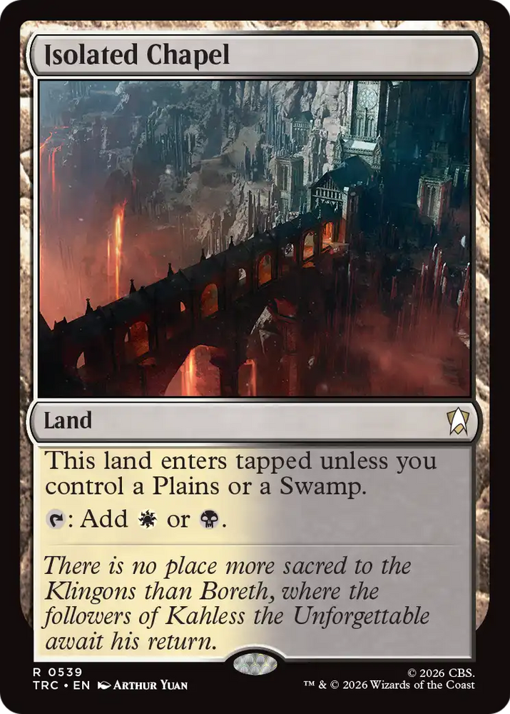 Isolated Chapel (Surge Foil) [Star Trek Commander]