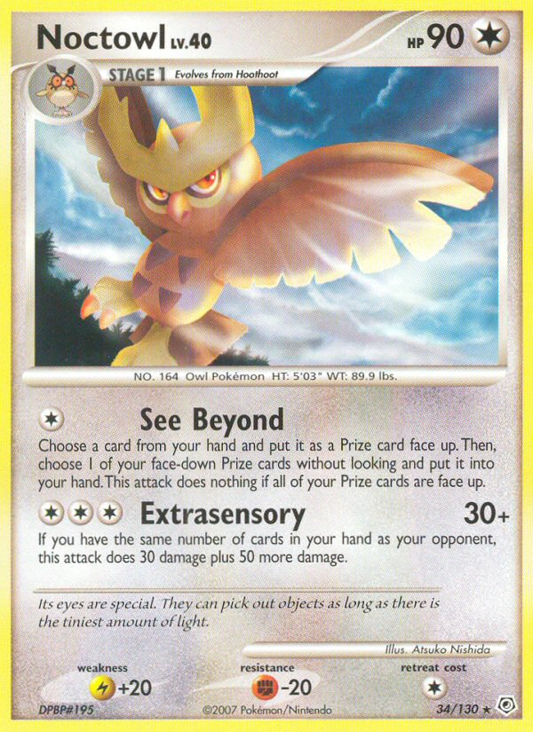 Noctowl (34/130) [Diamond &amp; Pearl: Base Set] 