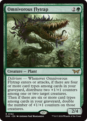 Omnivorous Flytrap [Duskmourn: House of Horror] 