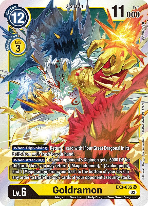 Goldramon [EX3-035] [Draconic Roar] 