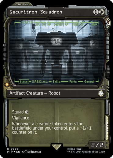 Securitron Squadron (Showcase) (Surge Foil) [Fallout] 