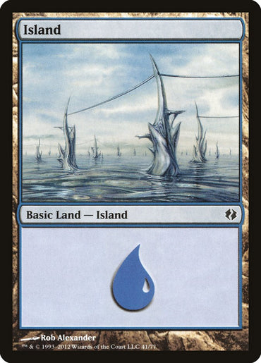 Island (41) [Duel Decks: Venser vs. Koth] 