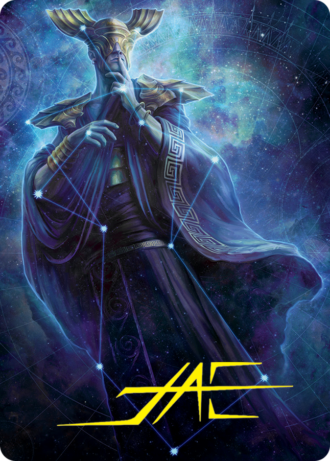 Atris, Oracle of Half-Truths Art Card (Gold-Stamped Signature) [March of the Machine Art Series] 