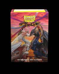 Dragon Shield: Standard 100ct Brushed Art Sleeves - Valentine Dragons (2023) 