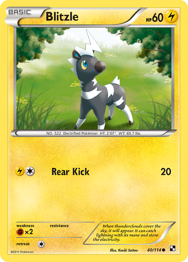 Blitzle (40/114) [Black &amp; White: Base Set] 