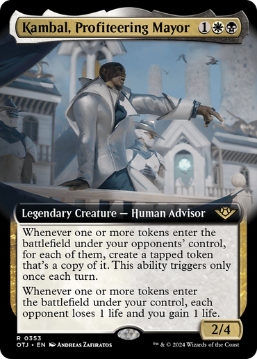 Kambal, Profiteering Major (Extended Art) [Outlaws of Thunder Junction] 