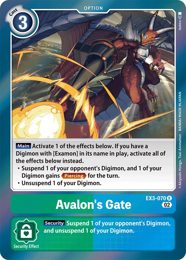 Avalon's Gate [EX3-070] [Draconic Roar] 