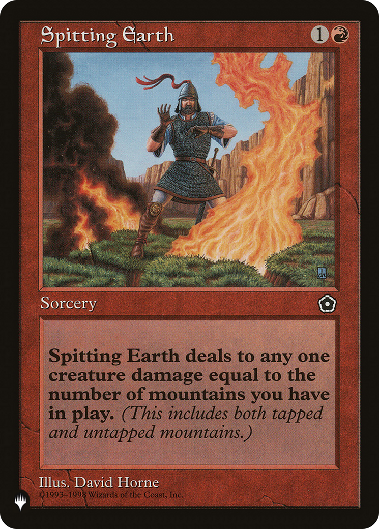 Spitting Earth [The List Reprints] 