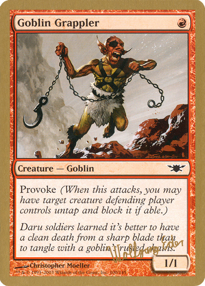 Goblin Grappler (Wolfgang Eder) [World Championship Decks 2003] 