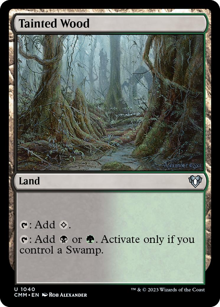 Tainted Wood [Commander Masters] 