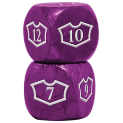 Ultra PRO: Loyalty Dice Set - 22MM Deluxe with 7-12 (Swamp)