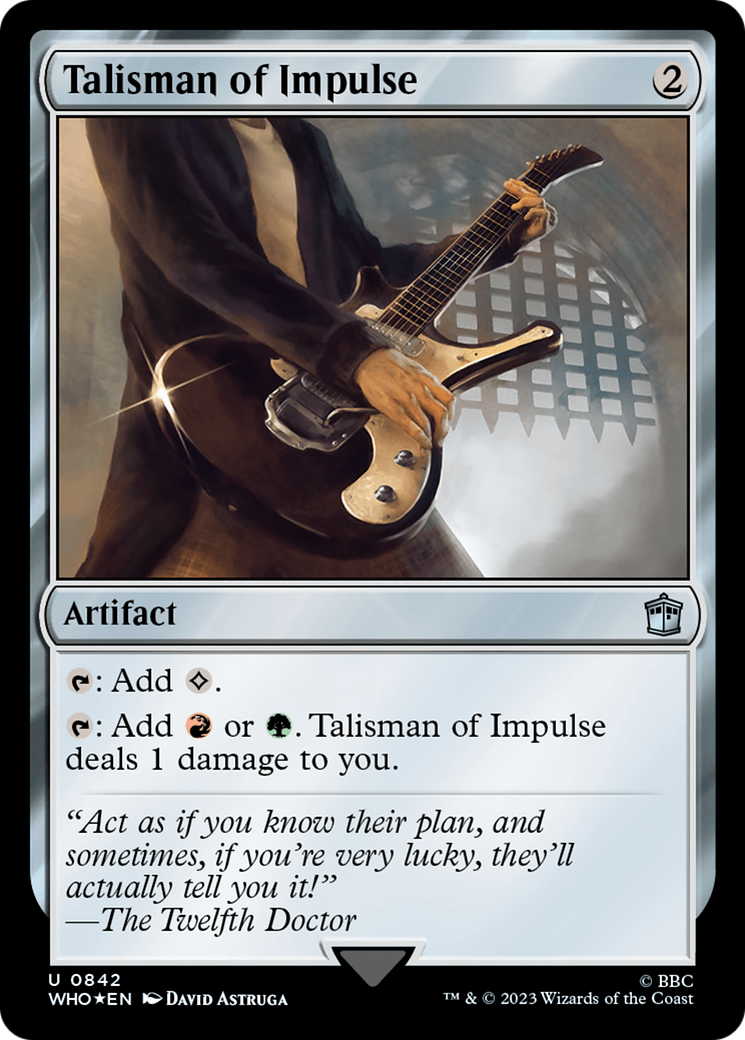 Talisman of Impulse (Surge Foil) [Doctor Who] 