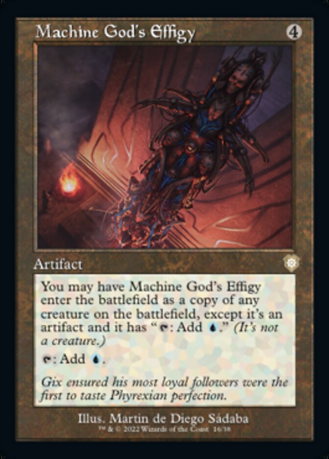 Machine God's Effigy (Retro) [The Brothers' War Commander] 