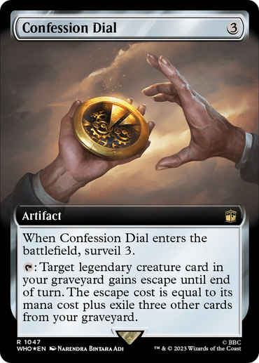 Confession Dial (Extended Art) (Surge Foil) [Doctor Who] 