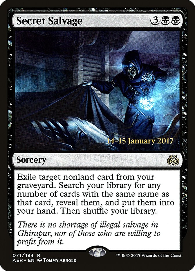 Secret Salvage [Aether Revolt Prerelease Promos] 