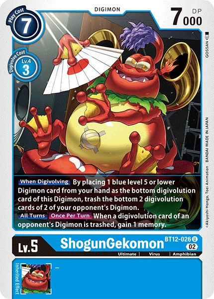 ShogunGekomon [BT12-026] [Across Time]