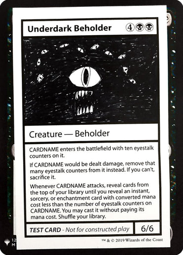 Underdark Beholder [Mystery Booster Playtest Cards] 