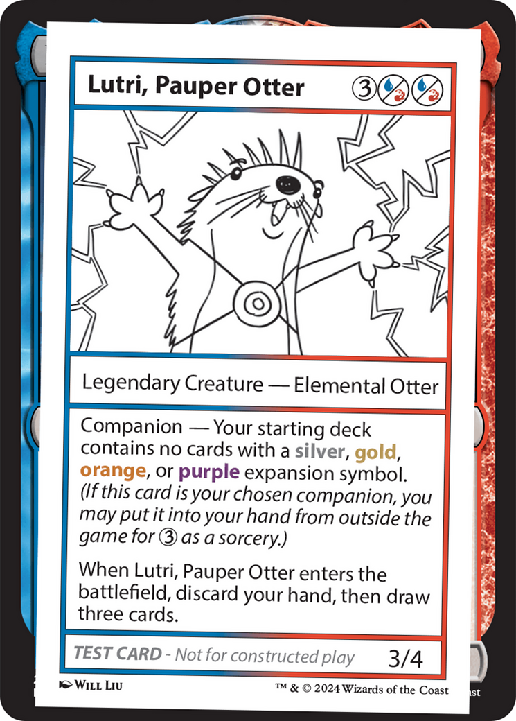 Lutri, Pauper Otter [Mystery Booster 2 Playtest Cards] 