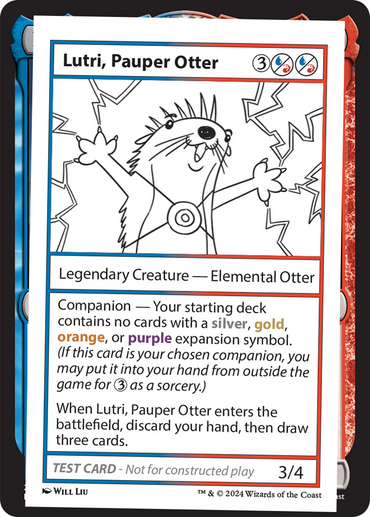 Lutri, Pauper Otter [Mystery Booster 2 Playtest Cards] 