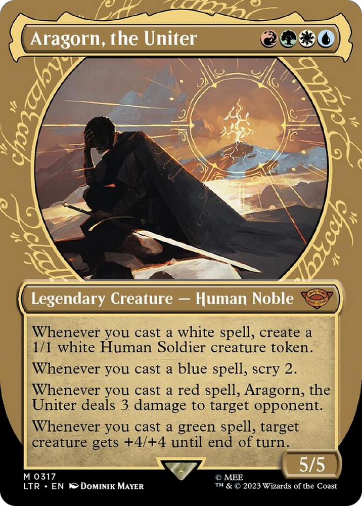 Aragorn, the Uniter (Showcase Ring Frame) [The Lord of the Rings: Tales of Middle-Earth] 