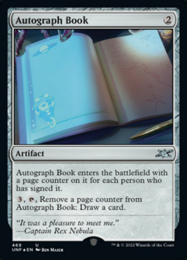 Autograph Book (Galaxy Foil) [Unfinity] 