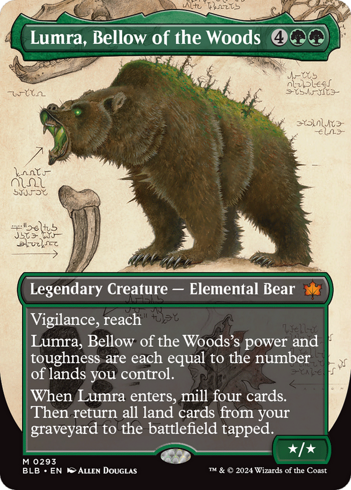 Lumra, Bellow of the Woods (Borderless) (0293) [Bloomburrow] 