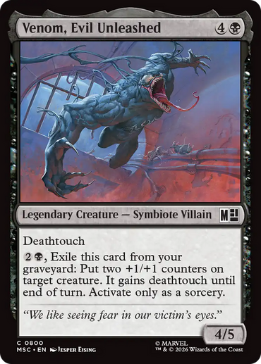 Venom, Evil Unleashed [Marvel Super Heroes Commander]
