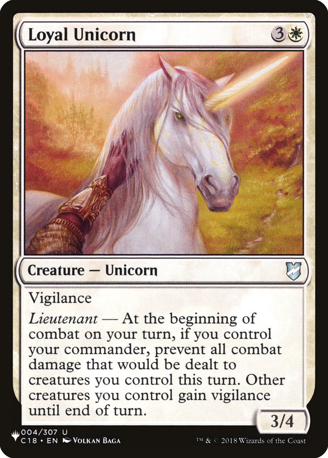 Loyal Unicorn [The List] 