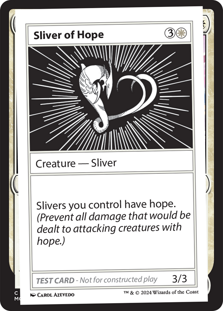 Sliver of Hope [Mystery Booster 2 Playtest Cards] 