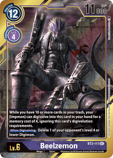 Beelzemon [BT2-111] (Alternate Art) [Release Special Booster Ver.1.0] 