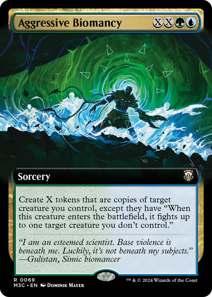 Aggressive Biomancy (Extended Art) [Modern Horizons 3 Commander] 