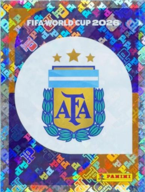 #ARG001 | Panini | Fifa World Cup Stickers | 2026 | Emblem | Argentina | Foil