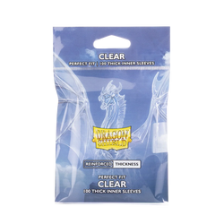 Dragon Shield: Standard Size 100ct Inner Sleeves - Perfect Fit Thick (Clear)