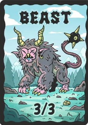 Wizard of Barge Tokens: Beast